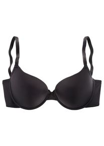 Lascana Große Größen Schalen-BH Gr. 95C schwarz für Damen