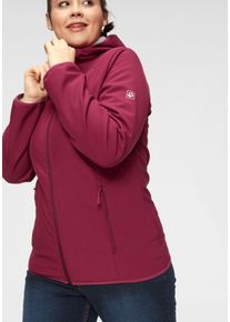 Jack Wolfskin Große Größen Softshelljacke Gr. 48 rot für Damen