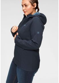 Jack Wolfskin Große Größen Softshelljacke Gr. 54 blau für Damen