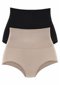 Petite Fleur Große Größen Formslip Gr. 52/54 schwarz/beige für Damen