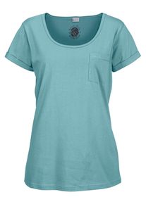 Große Größen Petite Fleur Kurzarmshirt Gr. 40/42 grün für Damen