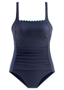 Lascana Große Größen Badeanzug Gr. 40B blau/blau für Damen