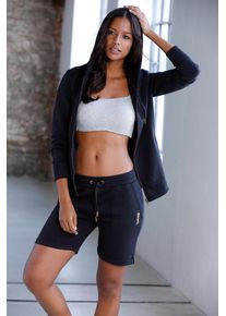 Große Größen Bermudas Gr. 40/42 schwarz meliert für Damen