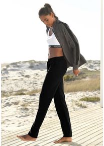 Große Größen Loungehose Gr. 44/46 schwarz für Damen