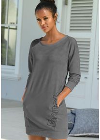 Große Größen Sweatkleid Gr. 40/42 grau für Damen