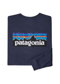 Patagonia - L/S P-6 Logo Responsibili-Tee - Longsleeve Gr XS blau