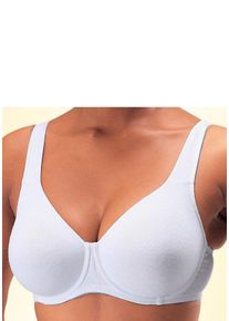 Petite Fleur Große Größen Minimizer-BH Gr. 85C rot/weiß für Damen