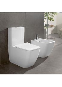 Villeroy & Boch Villeroy & Boch Venticello Stand-Tiefspül-WC für Kombination L: 69 B: 37,5 H: 39 cm, offener Spülrand weiß, mit CeramicPlus 4612R0R1
