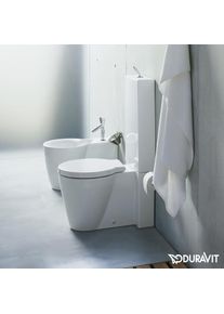 Duravit Starck 1 Stand-Tiefspül-WC für Kombination L: 64 B: 41,5 H: 38,5 cm weiß, mit WonderGliss 02330900641