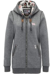 HOMEBASE, Damen Sweatjacke, Bronze / Grau / Altrosa / Silber / Wei&szlig;