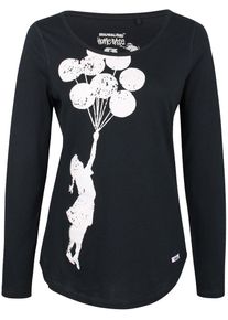 HOMEBASE, Damen 'Brandalised by HOMEBASE' Longsleeve, Grün / Tanne / Dunkelgrün