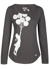 HOMEBASE, Damen Longsleeve, Grau