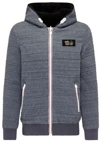 HOMEBASE, Herren Blouson, Dunkelgrau / Rot / Weiß
