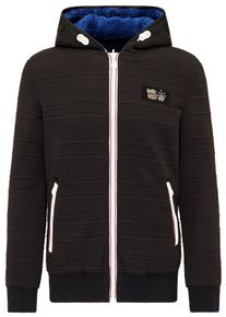 HOMEBASE, Herren Blouson, Blau / Kastanienbraun / Umbra / Rot / Wei&szlig;