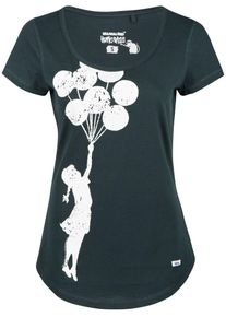 HOMEBASE, Damen 'Brandalised by HOMEBASE' T-Shirt, Grün / Tanne / Dunkelgrün