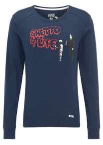 HOMEBASE, Herren Longsleeve, Marine