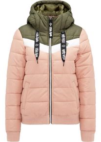 HOMEBASE, Damen Jacke, Oliv / Lachs / Weiß