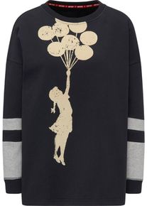 HOMEBASE, Damen Pullover, Beige / Grau / Schwarz