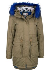 HOMEBASE, Damen 'Brandalised' Parka, Braun / Khaki