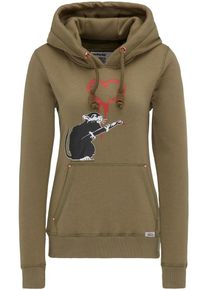 HOMEBASE, Damen Hoodie, Oliv