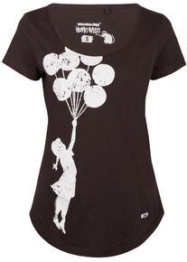 HOMEBASE, Damen 'Brandalised by HOMEBASE' T-Shirt, Braun
