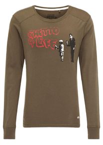 HOMEBASE, Herren Longsleeve, Oliv
