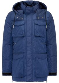 HOMEBASE, Herren Parka, Blau / Schwarz