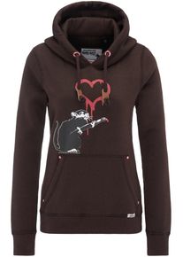 HOMEBASE, Damen Hoodie, Braun