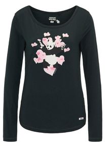 HOMEBASE, Damen Longsleeve, Dunkelgrün