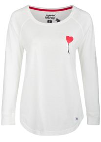 HOMEBASE, Damen 'Brandalised by HOMEBASE' Longsleeve, Wollweiß
