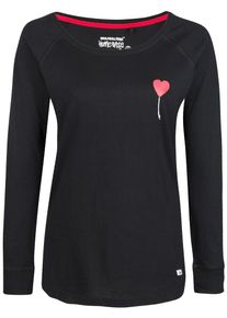 HOMEBASE, Damen 'Brandalised by HOMEBASE' Longsleeve, Schwarz