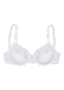Nuance Große Größen Bügel-BH Gr. 105C weiß geblümt für Damen
