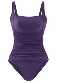 Lascana Große Größen Badeanzug Gr. 40C lila für Damen