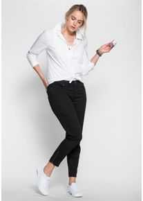 Große Größen Schmale Stretch-Hose Gr. 23 schwarz von sheego für Damen