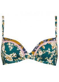 watercult Bikini Top Ottomane Flower 2 Bikini-Top Damen (Gr 42 - Cup C |bunt)