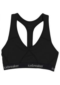 Icebreaker Sprite Racerback Bra Merinounterwäsche Damen (Gr XS |schwarz)