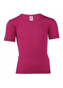 Kurzarm Unterhemde Engel Kinder Unterhemd S/S Kinder (Gr 128 |rosa)