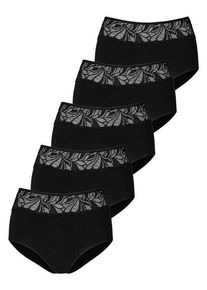 Vivance Taillenslip schwarz Gr. 32/34 für Damen. Mit Spitze. Körpernah. Nachhaltig.