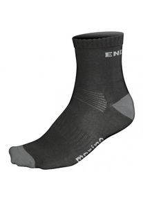 ENDURA Baabaa Merino Sportsocken Radsocken Herren (Gr L/XL |grau/schwarz)