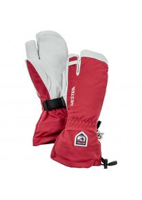 Handschuhe Hestra Army Leather Heli Ski 3 Finger (Gr 6 |rot)