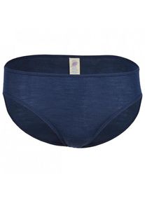 Seidenunterwäsche Engel Damen Bikini Slip Damen (Gr 38/40 |blau)