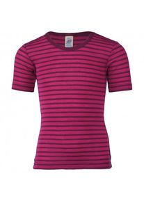 Engel Kinder Unterhemd S/S Merinounterwäsche Kids (Gr 92 |lila/rosa)