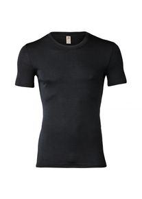 Engel Shirt S/S Merinounterw&auml;sche Men (Gr 54/56 |schwarz)