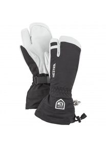 Hestra Army Leather Heli Ski 3 Finger Handschuhe (Gr 5 |grau)