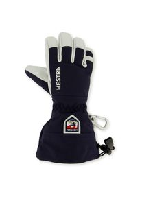 Hestra Army Leather Heli Ski 5 Finger Handschuhe Ski (Gr 10 |blau)