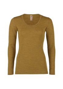 Langarm Unterhemde Engel Damen-Shirt L/S Damen (Gr 34/36 |braun)