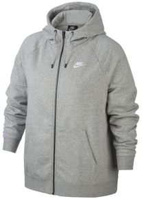 Nike Sportswear Große Größen Kapuzensweatjacke Gr. XXL grau für Damen