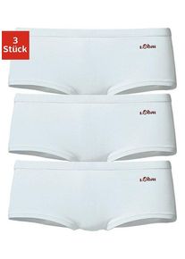 s.Oliver Hipster weiß Gr. 32/34 (S) für Damen. Mit Logodruck. Nachhaltig.