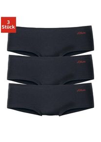 s.Oliver Hipster schwarz Gr. 32/34 (S) für Damen. Mit Logodruck. Nachhaltig.