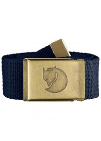 Fjällräven Fjällräven Canvas Brass Belt 4 cm Gürtel (Gr 120 x 4 cm |beige/blau)